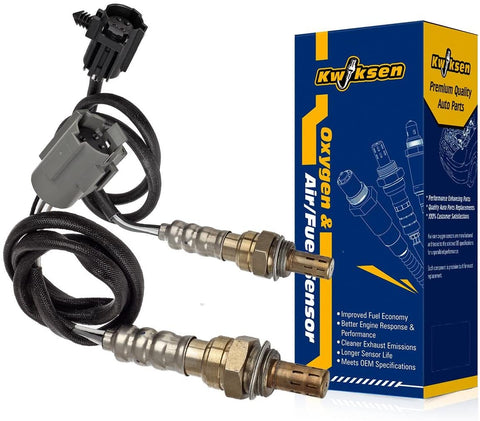 Kwiksen 2pcs Oxygen O2 Sensor 234-4076 234-4079 Upstream&Downstream Replacement for Dodge Ram 1500 3.9L 5.2L 1997 1998