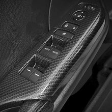 4Pcs Carbon Fiber Style Door Handle Armrest Trim Window Lift Panel Cover Trim For Honda 10th Gen Civic 2016 2017 2018 2019 2020