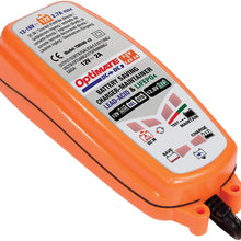 Tecmate Optimate, TM-500, 6-Step 12V/12.8V 2A Sealed DC Battery Saving Charger & maintainer