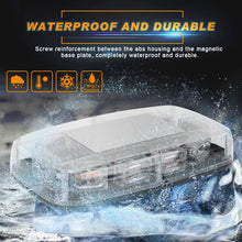 YITAMOTOR 30 LED Roof Top Strobe Lights, Emergency Hazard Warning Safety Flashing Strobe Light Bar with Magnetic Mount Compatible with 12-24V Trucks, Snow Plow, Construction Vehicles