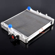 Compatible For HONDA CIVIC EK EG D15 D16 1992 1993 1994 1995 1996 1997 1998 1999 2000 Aluminum Performance Radiator Replacement 3 Row 52mm + 12" Radiator Cooling Fan