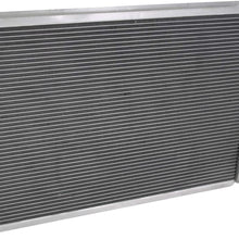 Aluminum Performance Racing Radiator Fits Chevy 31" 2 Row Double Pass Universal