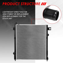 Replacement for 07-11 Nitro 3.7L/4.0L AT OE Style Full Aluminum Core Radiator DPI 2971