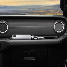 Jeep Wrangler JL JLU Grab Tray Passenger Storage Accessories Organizer, LINKSTYLE Grab Handle Accessory Box for 2018 2019 Jeep Wrangler JL JLU 2020 Gladiator JT (Black)