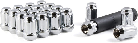 Gorilla Automotive 21133HT Small Diameter Acorn Chrome 5 Lug Kit (12mm x 1.50 Thread Size) Pack Of 20