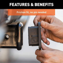 for 2 inches Trailer Hitch Cover, Sturdy Rubber Receiver Tube Hitch Plug Tow Receiver Tube Plug Cap Fits to 2" Tow Hitch Receiver (Fits to J E E P Hitch)