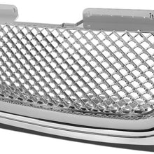 DNA MOTORING GRF-055-CH Front Bumper Grille Guard, Chrome