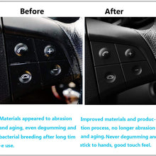 TTCR-II Steering Wheel Switch Control Buttons For Mercedes Benz W164 ML320 ML350 ML400 ML430 ML500 ML550 ML63 2006/2007/2008 X164 GL320 GL350 GL450 GL550 GL63 2007/2008 (8 pcs, Black)