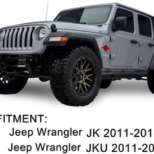 EVTIME for Jeep Wrangler JK and JKU Accessories 2011-2018 Center Console Organizer Tray