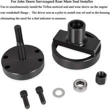 Rear Main Seal Installer Tool JDG476 JDG477 JDG478 Fits for J D 404 466 6076 7.6L 8.1L Engines, Rear Crankshaft Seal and Wear Sleeve Installer Tool