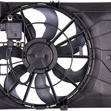OE Replacement 2016 KIA SPORTAGE Dual Radiator and Condenser Fan Assembly (Partslink Number HY3115155)