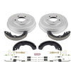 Power Stop KOE15371DK Autospeciality Replacement Rear Brake Kit- OE Rotors & Ceramic Brake Pads