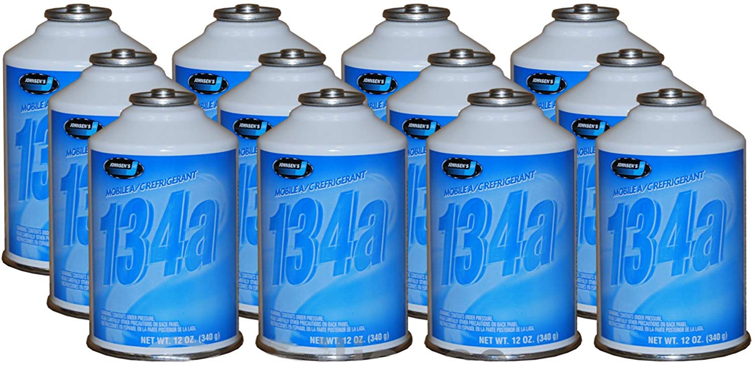 Johnsen's R-134a HFC 134A Automotive A/C Refrigerant 2 Cases 12x2 cans 24 - 12oz cans MADE IN USA