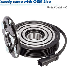 AUTEX AC Compressor Clutch Coil Assembly Kit Compatible with Dakota Durango Ram 1500 2002 2003 Compatible with Ram 2500 3500 2002 Compatible with Liberty 2002-2005 Clutch