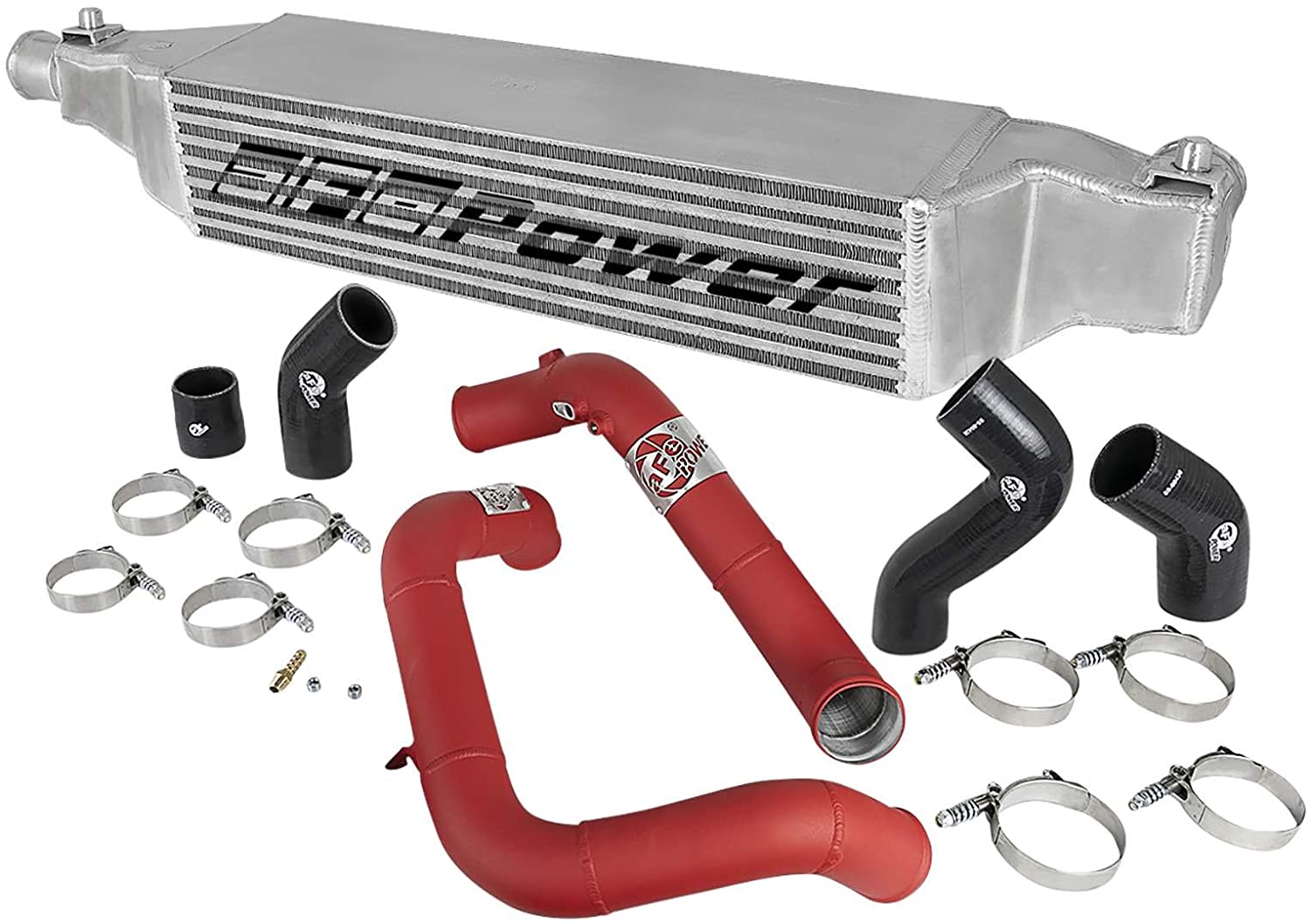 aFe Power 46-20342-R BladeRunner GT Series Intercooler Kit w/Tubes Red (Intercooler & Tubes)