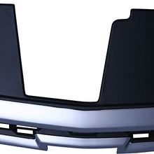 Grille Compatible with 2011-2014 Chevrolet Cruze Chrome Shell/Painted Black Insert
