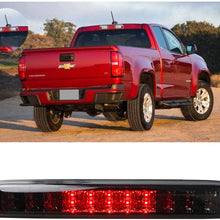 Replacement for 04-12 Chevy Colorado 04-12 GMC Canyon LED High Mount LED 3rd Tail Brake/Cargo Light (Chrome+Smoke)