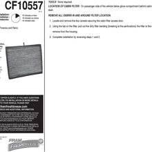 FRAM Fresh Breeze Cabin Air Filter Replacement for Car Passenger Compartment w/Arm and Hammer Baking Soda, Easy Install, CF8644A for Select Volkswagen and Audi Vehicles , white