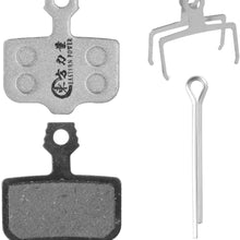 2 Pairs Bicycle Disc Brake Pads for Avid Elixir 1 3 5 7 9 E1 E3 E5 E7 E9 ER CR Mag Sram Level X0 XX DB1 DB3 DB5, Resin/Semi-Metallic/Metal