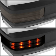 DNA Motoring TWM-031-T999-CH-SM-R Chrome Powered Tow Mirror+LED Smoked Right/Passenger [For 88-02 Chevy GMC C/K]