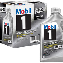 Mobil 1 0W40 Synthetic Oil, 1 Quart