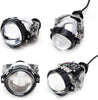 iJDMTOY (2) 30W High Power LED Bi-Xenon Projector Lens Compatible With Headlight Retrofit, Custom Headlamp Upgrade