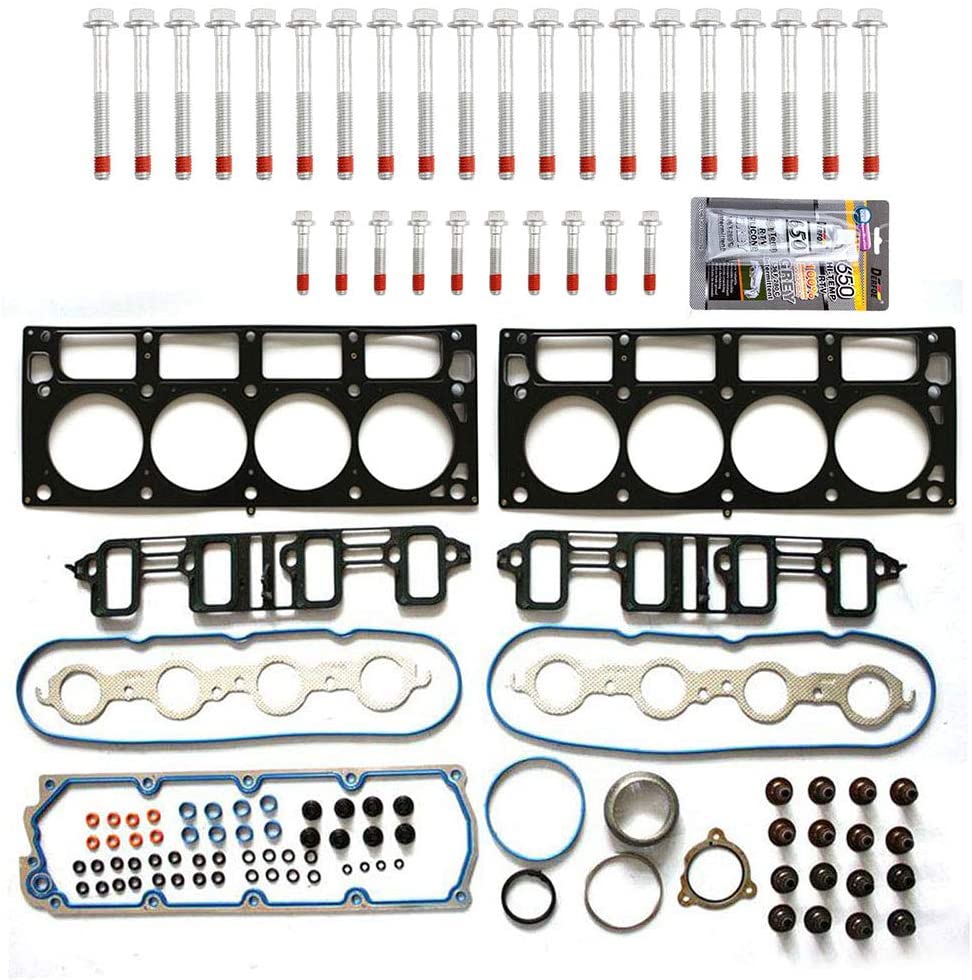 ECCPP Engine Head Gasket Set with Bolts fit 2007 for Chevrolet Silverado 2500 HD for GMC Sierra 2500 HD for Head Gaskets Kit