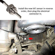 97381182 Intake Air Temperature ITA Sensor for 2006-2010 Chevrolet Silverado/GMC Sierra w/ 6.6L Duramax diesel