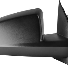 Right Passenger Side Textured Power Operated Non-Folding Side View Mirror for 2008-2014 Dodge Avenger - Partslink # CH1321269