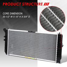 1880 Factory Style Aluminum Radiator Replacement for 97-04 Buick Park Avenue 3.8L AT/MT