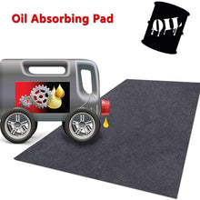 Meitola Cleanable Floor Oil Spill Mat, Oil Absorbing pad Durable Protective Surface Can be Used for car Oil Change (29.6in×36in)