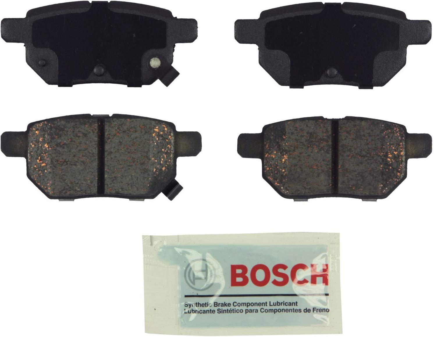 Bosch BE1354 Blue Disc Brake Pad Set for Select Lexus CT200h; Pontiac Vibe, Scion tC, xB; Toyota Corolla, Matrix, Prius, Yaris - REAR