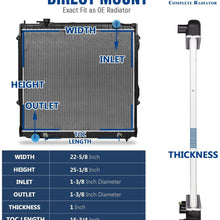 CU2951 Radiator Compatible with 200 Cirrus Sebring Avenger Caliber Compatible with Compass Patriot L4 V6 3.6L 2.4L 2.0L