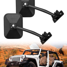 Door Off Mirror for Jeep Wrangler, JoyTutus 4x4 Doorless Side Quick Release Mirror for JK JKU TJ - 2 Pack