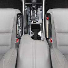 Lebogner Between Car Seat Gap Filler Organizer, 2 Pack Side Of Center Console Storage Box For Money, CellPhone, Coins and Keys, Multifunction Crevice Pocket Caddy Catcher, Vehicle Interior Accessories