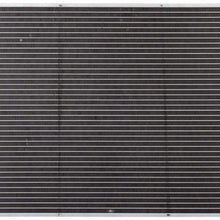 VioletLisa All Aluminum Air Condition Condenser 1 Row Compatible with 2012-2013 Accent 2012-2013 Veloster 2012-2013 Rio Without Oil Cooler