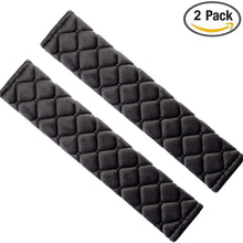 ROYAGO Universal Car Seat Belt Pad Cover kit, 2-Pack Black Soft Car Safety Seatbelt Strap Shoulder Pad for Adults and Children,Helps Protect Your Neck and Shoulder (Black)