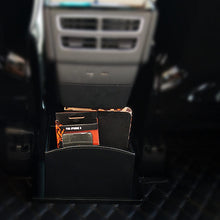topfit Rear Center Storage Box for Tesla Model X, Seat Back Center Container for Tesla Black
