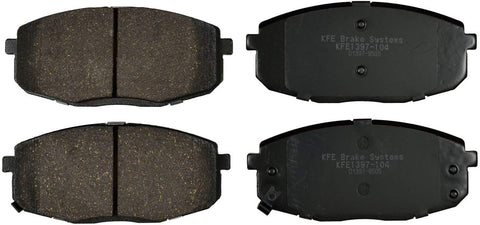 KFE Ultra Quiet Advanced KFE1397-104 Premium Ceramic FRONT Brake Pad Set