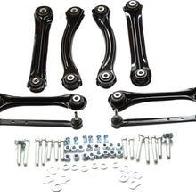 Bapmic 8 Pcs Rear Upper + Lower Forward & Rearward Suspension Control Arm Kits for Mercedes W170 W201 W203 W209 W210