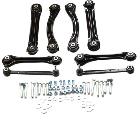 Bapmic 8 Pcs Rear Upper + Lower Forward & Rearward Suspension Control Arm Kits for Mercedes W170 W201 W203 W209 W210