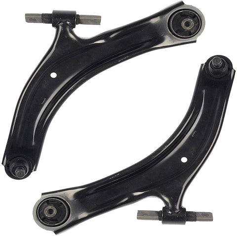 Detroit Axle - Pair (2) Front Lower Control Arms w/Ball Joint Assemblies for 2008-2013 Nissan Rogue - [2014-2015 Nissan Rogue Select]