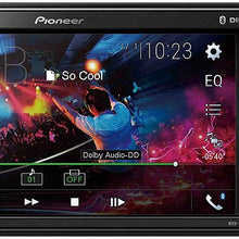 Pioneer MVH-210EX 6 . 2" VGA Touchscreen WebLink Double DIN , Bluetooth USB MP3 Aux Input , in-Dash Siri Eyes Free & Google VR , Multi-Color Illumination Digital Media Receiver/Free ALPHASONIK Earbuds