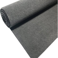 Marine Upholstery Durable Un-Backed Automotive Trim Carpet 72" x 36" Mini Roll (Gray)