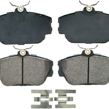Wagner QuickStop ZD598 Ceramic Disc Pad Set Includes Pad Installation Hardware, Front