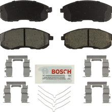 Bosch BE653H Blue Disc Brake Pad Set with Hardware for Select Infiniti G20, I30; Nissan Maxima; and Suzuki SX4 - FRONT