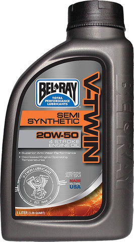 Bel-Ray V-Twin Synthetic Motor Oil 20W50 - 1L. 96910-BT1