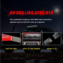 AUZKIN 60 Inches Tailgate Light Bar Double Row LED Light Strip Brake Running Turn Signal Reverse Tail Lights for Trucks Trailer Pickup Car RV Van Jeep Towing Vehicle,Red White,No Drill