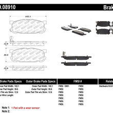 StopTech 309.08910 Street Performance Rear Brake Pad