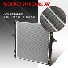 2962 OE Style Aluminum Core Cooling Radiator Replacement for Sorento AT MT 07-09